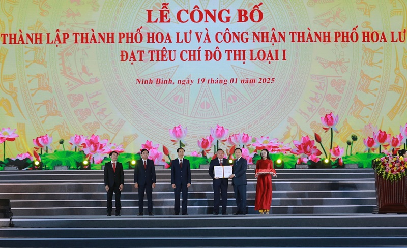 Thành lập TP. Hoa Lư: Khởi đầu mới trên hành trình trở thành Đô thị di sản thiên niên kỷ