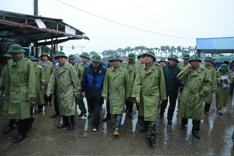 Chính quyền các xã phải nắm rất chắc vật tư, phương tiện, nhân lực huy động phòng, chống bão