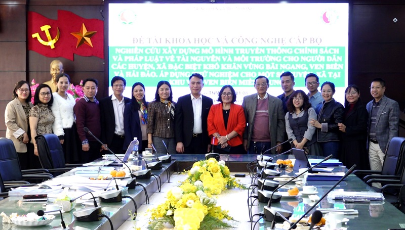 Đại học TN&MT Hà Nội: Tổ chức thành công Hội đồng tự đánh giá kết quả nghiên cứu của Đề tài cấp Bộ: Mã số: TNMT.2023.01.08
