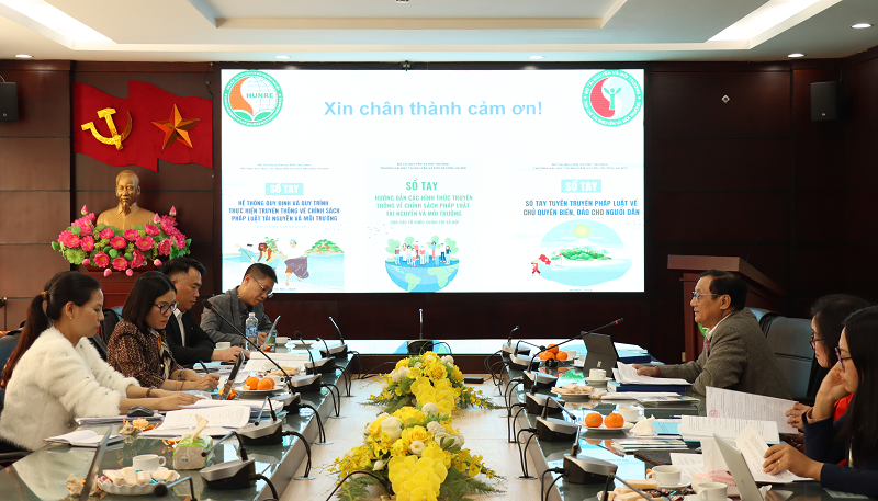 Đánh giá cấp cơ sở đề tài khoa học & công nghệ cấp Bộ về mô hình truyền thông chính sách tài nguyên và môi trường tại vùng bãi ngang, ven biển và hải đảo