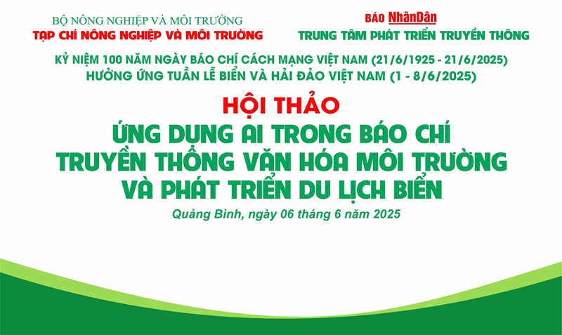 Tạp chí Nông nghiệp và Môi trường tổ chức chuỗi hoạt động ý nghĩa hướng tới 100 năm ngày Báo chí Cách mạng Việt Nam