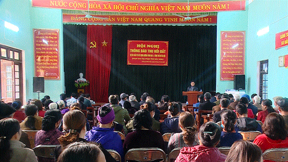 Thành phố Bắc Ninh: Chủ trương thu hồi đất triển khai dự án đường Vành đai 4