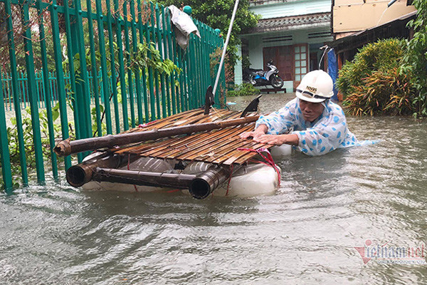 Thời tiết ngày 28/9: Bão số 4 đổ bộ đất liền và suy yếu dần, Bắc Bộ và Trung Bộ mưa to