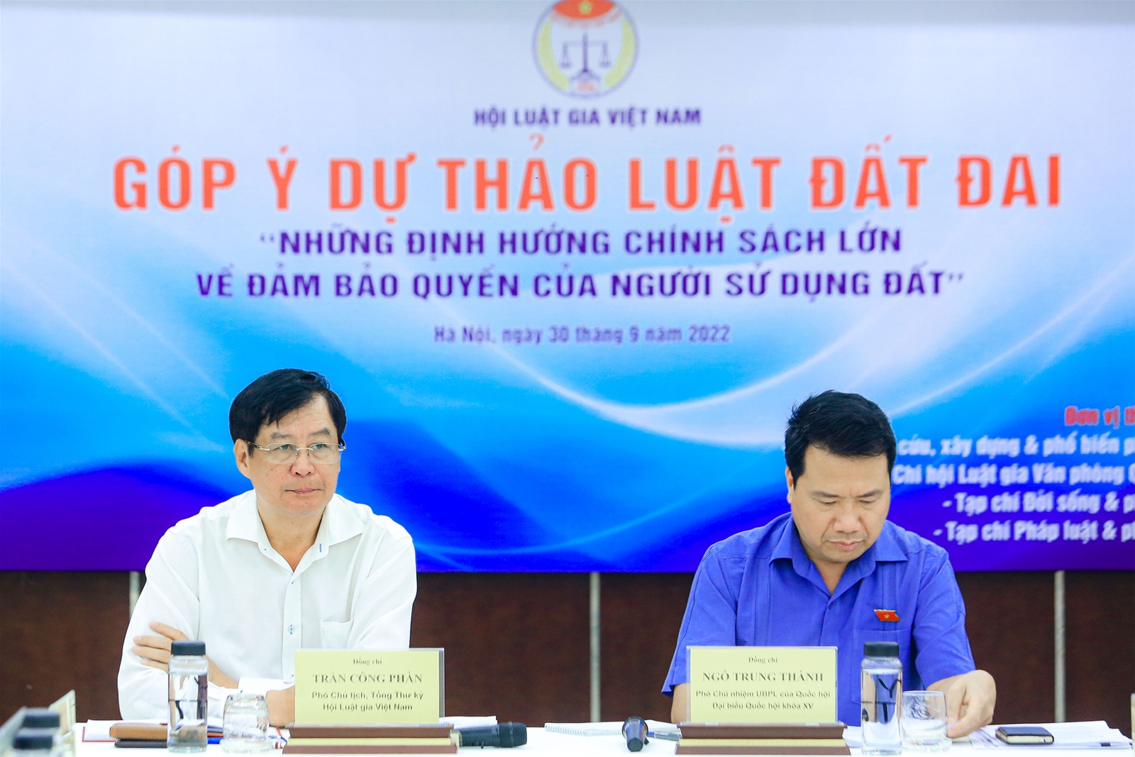 Hội Luật gia góp ý dự thảo Luật Đất đai (sửa đổi)
