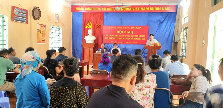 Đối thoại với Nhân dân trong lĩnh vực quản lý đất đai, xây dựng, quy hoạch - giải phóng mặt bằng