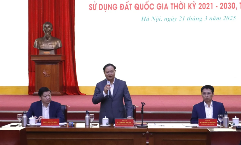 Thống nhất số liệu điều chỉnh quy hoạch sử dụng đất quốc gia