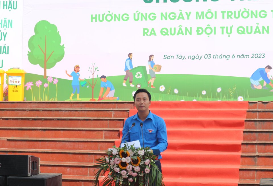 Tuổi trẻ Thủ đô ra mắt các đội hình bảo vệ môi trường