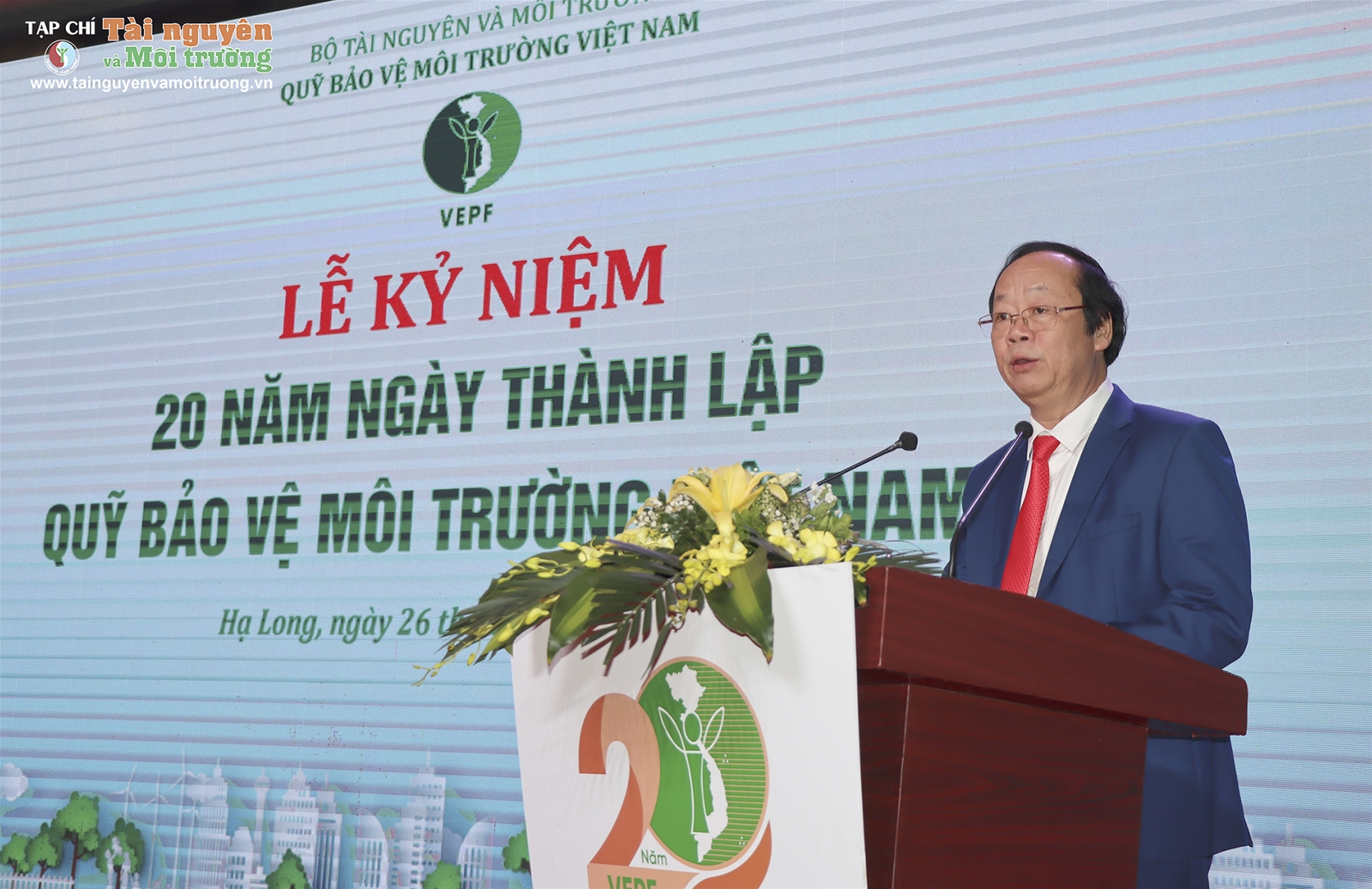 Quỹ Bảo vệ môi trường Việt Nam long trọng tổ chức Lễ Kỷ niệm 20 năm thành lập