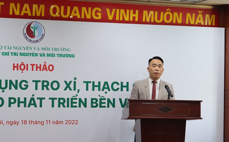 Tạp chí Tài nguyên và Môi trường tổ chức hội thảo “Xử lý và sử dụng tro, xỉ, thạch cao - Giải pháp cho phát triển bền vững”