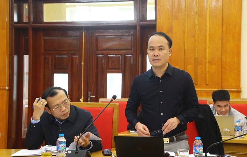 Cục Đăng ký và Dữ liệu thông tin đất đai làm việc với Sở TN&MT Yên Bái