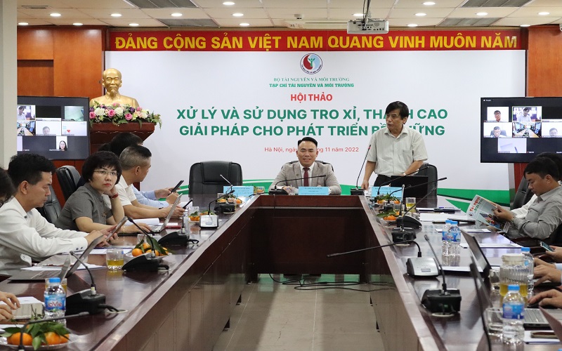 Tạp chí Tài nguyên và Môi trường tổ chức: Hội thảo “Xử lý và sử dụng tro, xỉ, thạch cao: Giải pháp cho phát triển bền vững”
