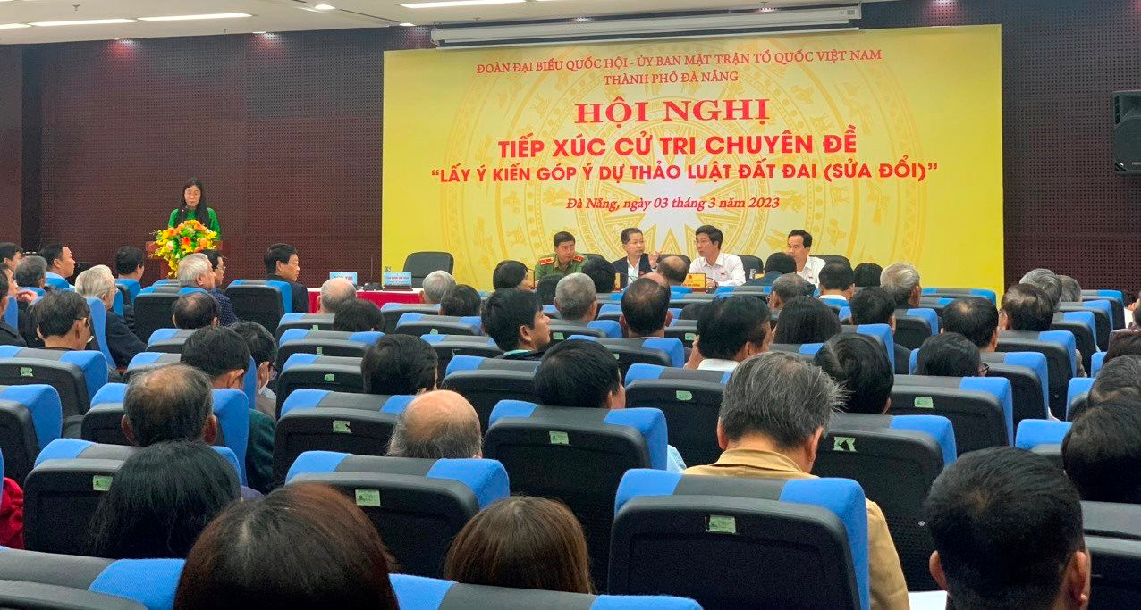 Nhiều cử tri Đà Nẵng quan tâm đóng góp dự thảo Luật đất đai (sửa đổi)