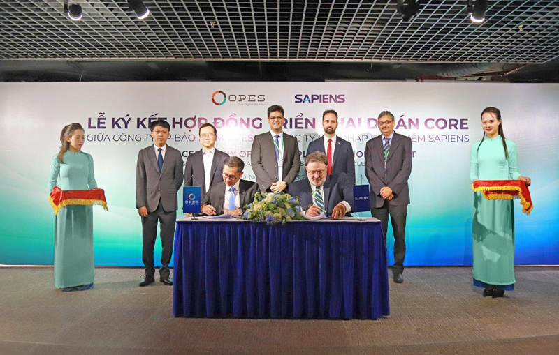 Bảo hiểm OPES và Công ty Sapiens ký kết hợp đồng triển khai dự án Core