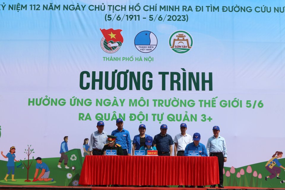 Tuổi trẻ Thủ đô ra mắt các đội hình bảo vệ môi trường