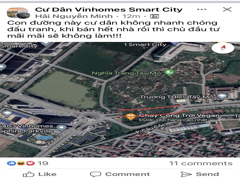 Vinhomes Smart City Tây Mỗ và nỗi niềm bất an trên những cung đường