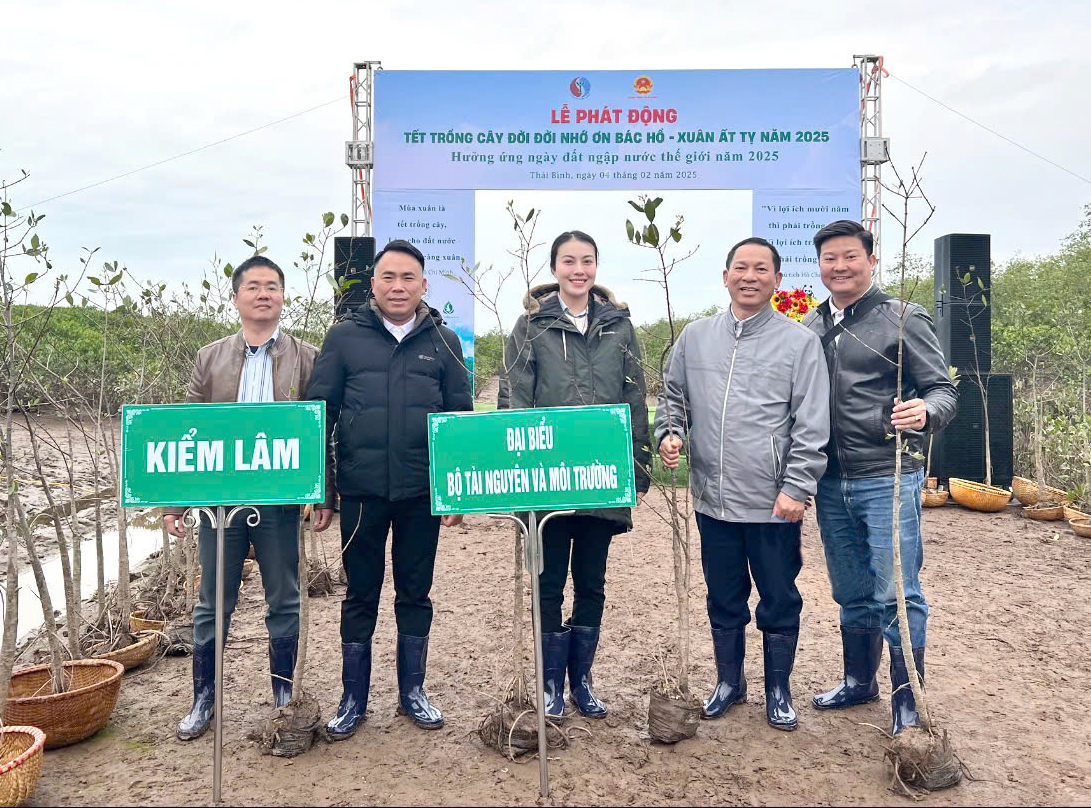 Bộ TN&MT phát động “Tết trồng cây đời đời nhớ ơn Bác Hồ” tại Thái Bình