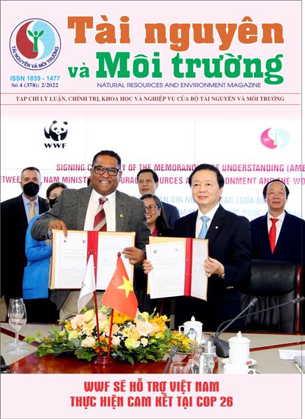 Tạp chí Tài nguyên và Môi trường số 4 (Kỳ 2 tháng 2) năm 2022