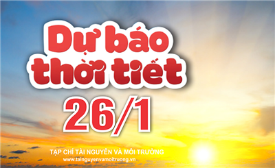 Thời tiết ngày 26/1: Bắc Bộ tiếp tục rét hại diện rộng