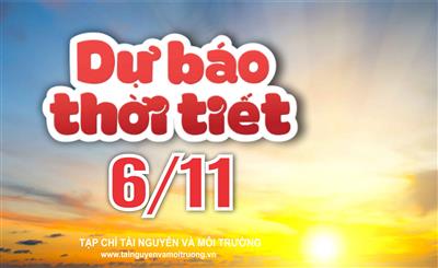 Thời tiết ngày 6/11: Bắc Bộ trời lạnh, Trung Bộ cục bộ mưa rất to