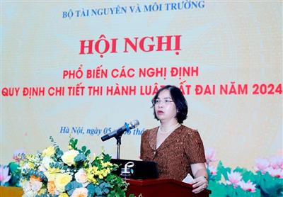 Bài 1: Bộ TN&MT phổ biến chính sách pháp lý quan trọng để quản lý, sử dụng hiệu quả tài nguyên đất