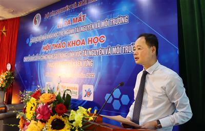 Bài phát biểu của GS.TS. Trần Hồng Thái giao nhiệm vụ cho Câu lạc bộ các nhà khoa học trẻ ngành TN&MT