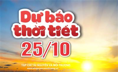 Thời tiết ngày 25/10: Bão Trà Mi di chuyển vào Bắc Biển Đông, Bắc Bộ trời mát, vùng núi trời rét