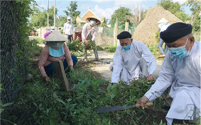 Bảo vệ môi trường: Một phần của hành đạo của Thánh thất Cao đài thủ đô Hà Nội trong thời đại mới