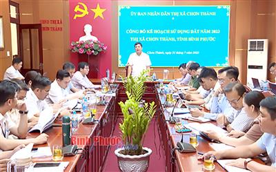 Chơn Thành công bố kế hoạch sử dụng đất năm 2023