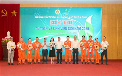 Công ty Nhiệt điện Thái Bình: Giành giải nhất Hội thi An toàn vệ sinh viên giỏi năm 2025
