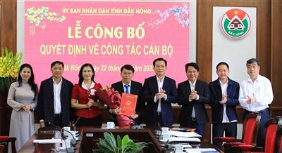 Đắk Nông có tân Giám đốc Sở Tài nguyên và Môi trường