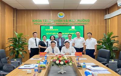 Đào tạo gắn với thị trường lao động: Khoa Tài nguyên và Môi trường (Học viện Nông nghiệp Việt Nam) ký kết MOU với TTG Group