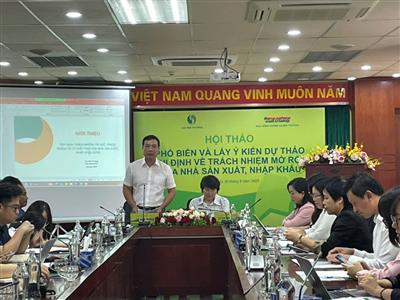 Dự thảo Nghị định về EPR: Tháo gỡ, làm rõ một số nội dung quan trọng trong quản lý nhà nước về môi trường