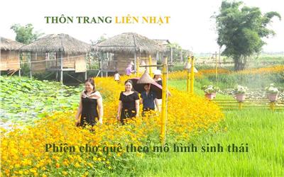 Hà Tĩnh: Thôn Trang Liên Nhật tổ chức phiên chợ quê theo mô hình sinh thái tổng hợp