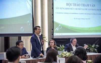 Hội thảo “Tham vấn xây dựng định mức chi phí tái chế  sản phẩm, bao bì (Fs)”
