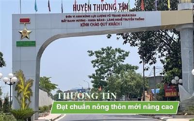 Huyện Thường Tín: Đạt chuẩn nông thôn mới nâng cao