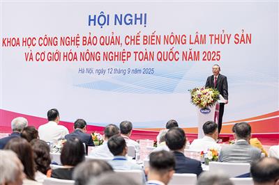 Khai mạc Hội nghị Khoa học công nghệ bảo quản, chế biến nông lâm thuỷ sản và cơ giới hoá nông nghiệp toàn quốc năm 2025