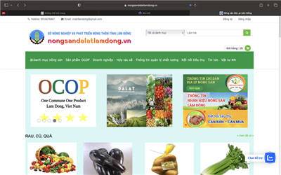 Lâm Hà công nhận 56 sản phẩm OCOP