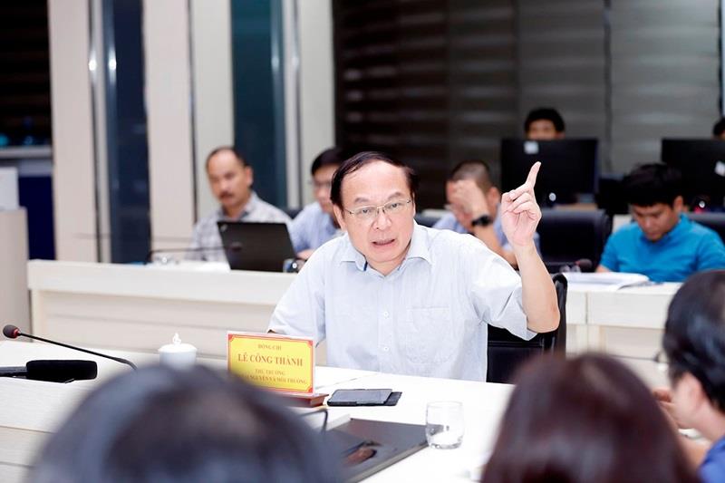 Thứ trưởng Lê Công Thành họp khẩn trong đêm về tình hình dự báo mưa, lũ, ngập lụt, lũ quét sạt lở đất