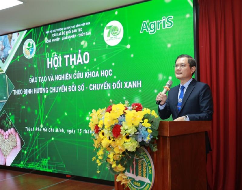 Câu lạc bộ khối đào tạo Nông - Lâm - Thủy sản chia sẻ về chuyển đổi số, chuyển đổi xanh