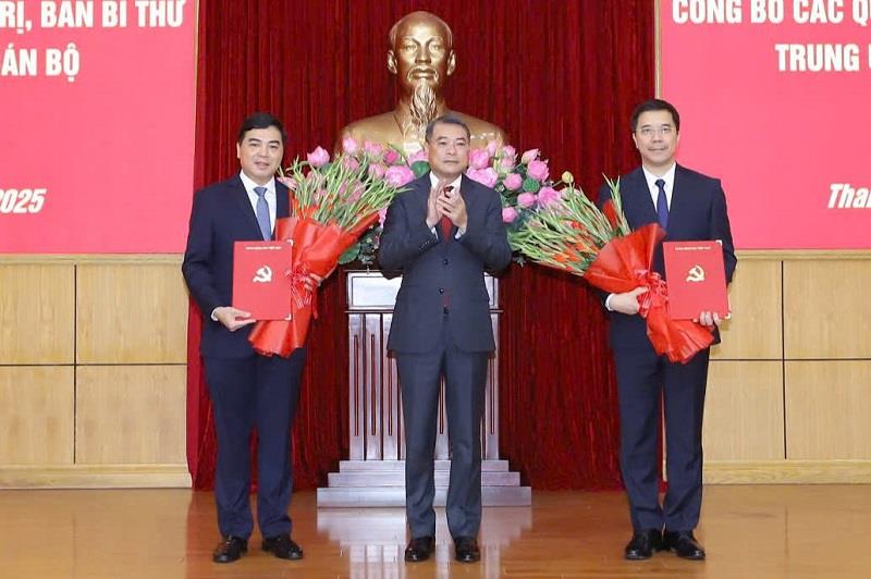 Công bố quyết định nhân sự chủ chốt Tỉnh ủy Thanh Hóa