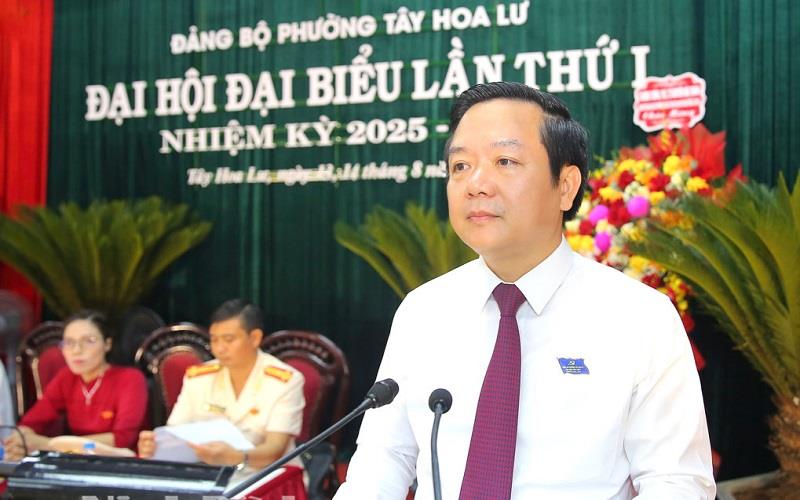 Đảng bộ phường Tây Hoa Lư, tỉnh Ninh Bình: Bản lĩnh lãnh đạo, khát vọng đổi mới vì một đô thị văn minh, hiện đại