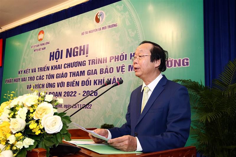 Phát huy vai trò các tôn giáo tham gia BVMT và thích ứng với BĐKH