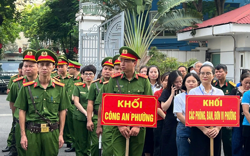 Hà Nội: Phường Kiến Hưng đồng loạt ra quân vệ sinh môi trường, trật tự đô thị