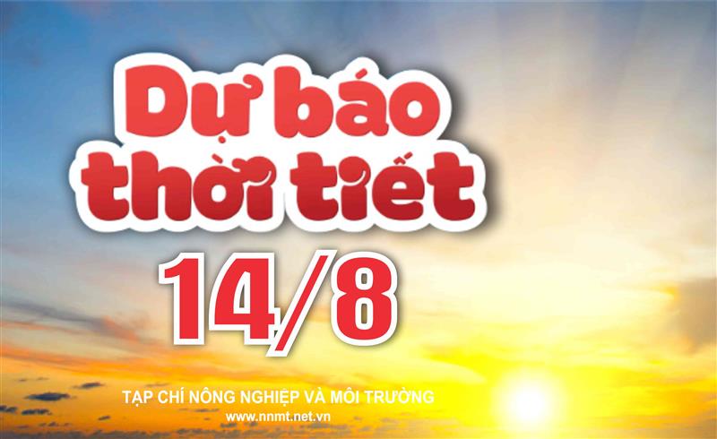 Thời tiết ngày 14/8: Miền Bắc hạ nhiệt, chiều tối và đêm cục bộ mưa rất to