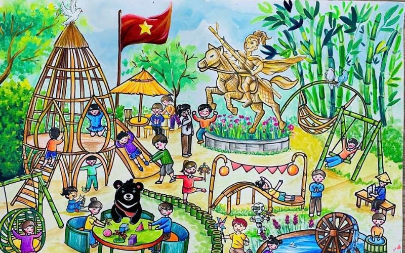Tôn vinh những tác phẩm xuất sắc tại cuộc thi “Sân chơi xanh cho tương lai em”