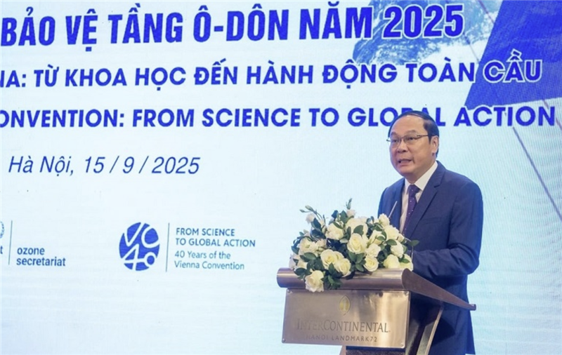 Việt Nam khẳng định trách nhiệm toàn cầu trong bảo vệ tầng ô-dôn