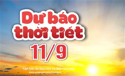 Thời tiết ngày 11/9: Mưa dông khắp cả nước, miền Bắc ứng phó lũ lụt