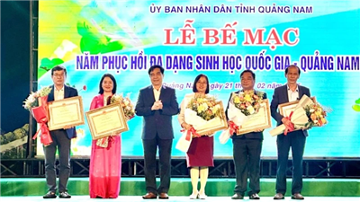 Năm phục hồi đa dạng sinh học quốc gia - Quảng Nam 2024 là sự kiện môi trường có quy mô tầm quốc gia và quốc tế