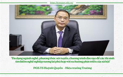 PGS.TS Huỳnh Quyền (Trường Đại học TN&MT TP. Hồ Chí Minh): Đào tạo nhân lực, kiến tạo tương lai Xanh