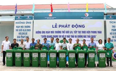 Phát động hưởng ứng ngày Môi trường thế giới và chống rác thải nhựa